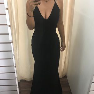 Formal black dress